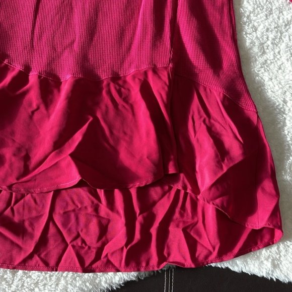 DG2 by Diane Gilman Waffle Knit Peplum Top 645-045 - Picture 5 of 8